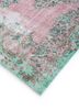 vintage green wool hand knotted Rug - FoldShot