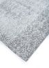 vintage grey and black wool hand knotted Rug - FoldShot