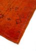 vintage red and orange wool hand knotted Rug - FoldShot vintage red and orange wool hand knotted Rug - FoldShot