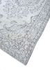 vintage ivory wool hand knotted Rug - FoldShot