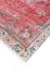 vintage red and orange wool hand knotted Rug - FoldShot