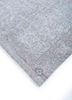 vintage grey and black wool hand knotted Rug - FoldShot