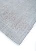vintage grey and black wool hand knotted Rug - FoldShot