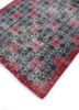 vintage grey and black wool hand knotted Rug - FoldShot