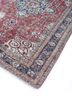 vintage red and orange wool hand knotted Rug - FoldShot