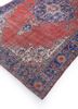 vintage red and orange wool hand knotted Rug - FoldShot vintage red and orange wool hand knotted Rug - FoldShot