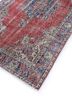 vintage red and orange wool hand knotted Rug - FoldShot
