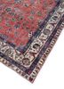 vintage red and orange wool hand knotted Rug - FoldShot
