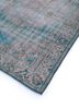 vintage blue wool hand knotted Rug - FoldShot vintage blue wool hand knotted Rug - FoldShot