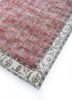 vintage red and orange wool hand knotted Rug - FoldShot