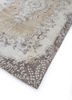 vintage beige and brown wool hand knotted Rug - FoldShot