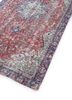 vintage red and orange wool hand knotted Rug - FoldShot vintage red and orange wool hand knotted Rug - FoldShot