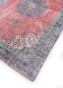 vintage red and orange wool hand knotted Rug - FoldShot