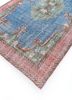 vintage blue wool hand knotted Rug - FoldShot vintage blue wool hand knotted Rug - FoldShot