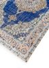 vintage blue wool hand knotted Rug - FoldShot