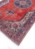 vintage red and orange wool hand knotted Rug - FoldShot vintage red and orange wool hand knotted Rug - FoldShot