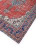 vintage red and orange wool hand knotted Rug - FoldShot