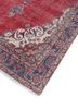 vintage red and orange wool hand knotted Rug - FoldShot vintage red and orange wool hand knotted Rug - FoldShot