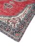 vintage red and orange wool hand knotted Rug - FoldShot vintage red and orange wool hand knotted Rug - FoldShot