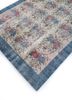 vintage blue wool hand knotted Rug - FoldShot vintage blue wool hand knotted Rug - FoldShot