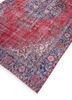 vintage red and orange wool hand knotted Rug - FoldShot vintage red and orange wool hand knotted Rug - FoldShot
