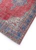 vintage red and orange wool hand knotted Rug - FoldShot vintage red and orange wool hand knotted Rug - FoldShot