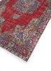 vintage red and orange wool hand knotted Rug - FoldShot vintage red and orange wool hand knotted Rug - FoldShot