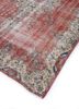 vintage red and orange wool hand knotted Rug - FoldShot