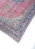 vintage pink and purple wool hand knotted Rug - FoldShot vintage pink and purple wool hand knotted Rug - FoldShot