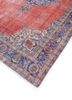 vintage red and orange wool hand knotted Rug - FoldShot