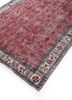 vintage red and orange wool hand knotted Rug - FoldShot