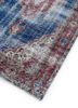 vintage blue wool hand knotted Rug - FoldShot vintage blue wool hand knotted Rug - FoldShot