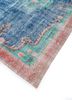 vintage blue wool hand knotted Rug - FoldShot vintage blue wool hand knotted Rug - FoldShot