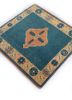 nuray blue wool hand knotted Rug - FoldShot