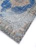 vintage blue wool hand knotted Rug - FoldShot