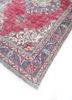 vintage red and orange wool hand knotted Rug - FoldShot vintage red and orange wool hand knotted Rug - FoldShot