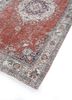 vintage red and orange wool hand knotted Rug - FoldShot vintage red and orange wool hand knotted Rug - FoldShot