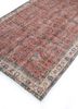 vintage red and orange wool hand knotted Rug - FoldShot vintage red and orange wool hand knotted Rug - FoldShot