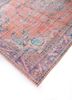 vintage red and orange wool hand knotted Rug - FoldShot