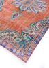 vintage red and orange wool hand knotted Rug - FoldShot vintage red and orange wool hand knotted Rug - FoldShot
