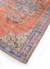 vintage red and orange wool hand knotted Rug - FoldShot vintage red and orange wool hand knotted Rug - FoldShot