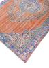 vintage red and orange wool hand knotted Rug - FoldShot vintage red and orange wool hand knotted Rug - FoldShot