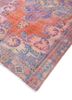 vintage red and orange wool hand knotted Rug - FoldShot