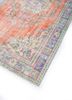 vintage red and orange wool hand knotted Rug - FoldShot vintage red and orange wool hand knotted Rug - FoldShot
