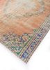 vintage red and orange wool hand knotted Rug - FoldShot