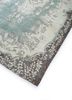 vintage grey and black wool hand knotted Rug - FoldShot vintage grey and black wool hand knotted Rug - FoldShot