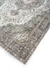vintage grey and black wool hand knotted Rug - FoldShot