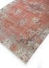 vintage red and orange wool hand knotted Rug - FoldShot vintage red and orange wool hand knotted Rug - FoldShot