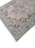 vintage pink and purple wool hand knotted Rug - FoldShot