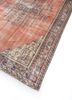 vintage red and orange wool hand knotted Rug - FoldShot